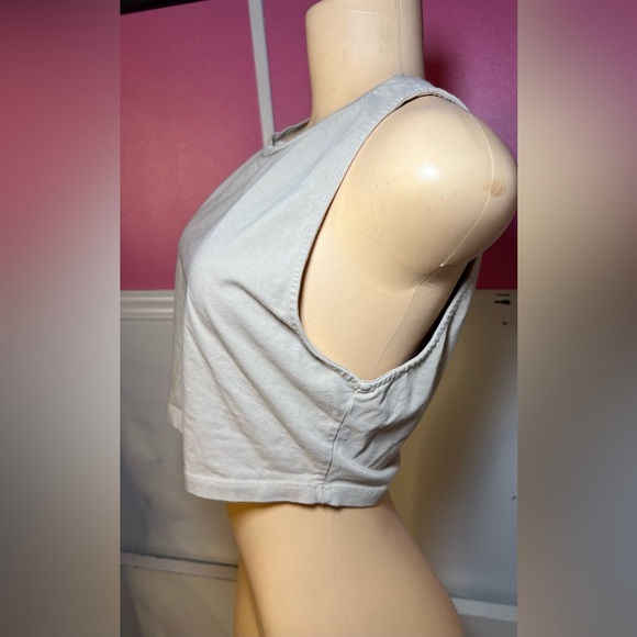 Women's White Crop Top - Picture 2 of 5